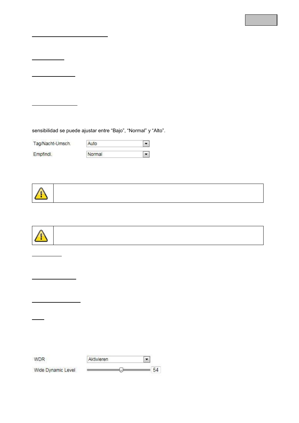Español | ABUS TVIP41500 Operating instructions User Manual | Page 380 / 498