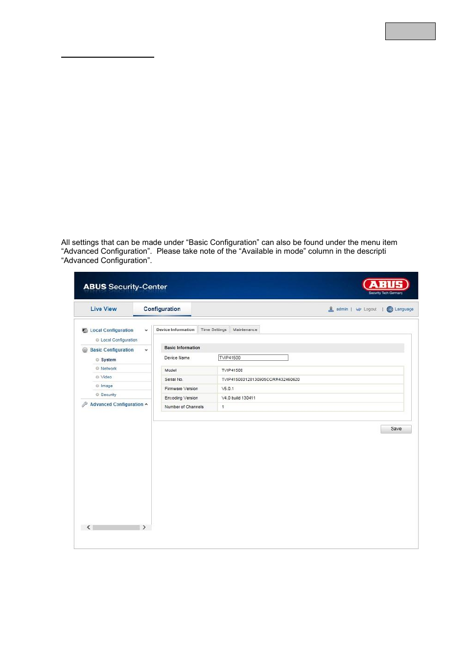 ABUS TVIP41500 Operating instructions User Manual | Page 69 / 498