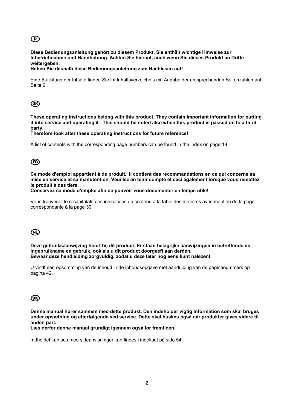 ABUS TVCC35510 User Manual | Page 2 / 63