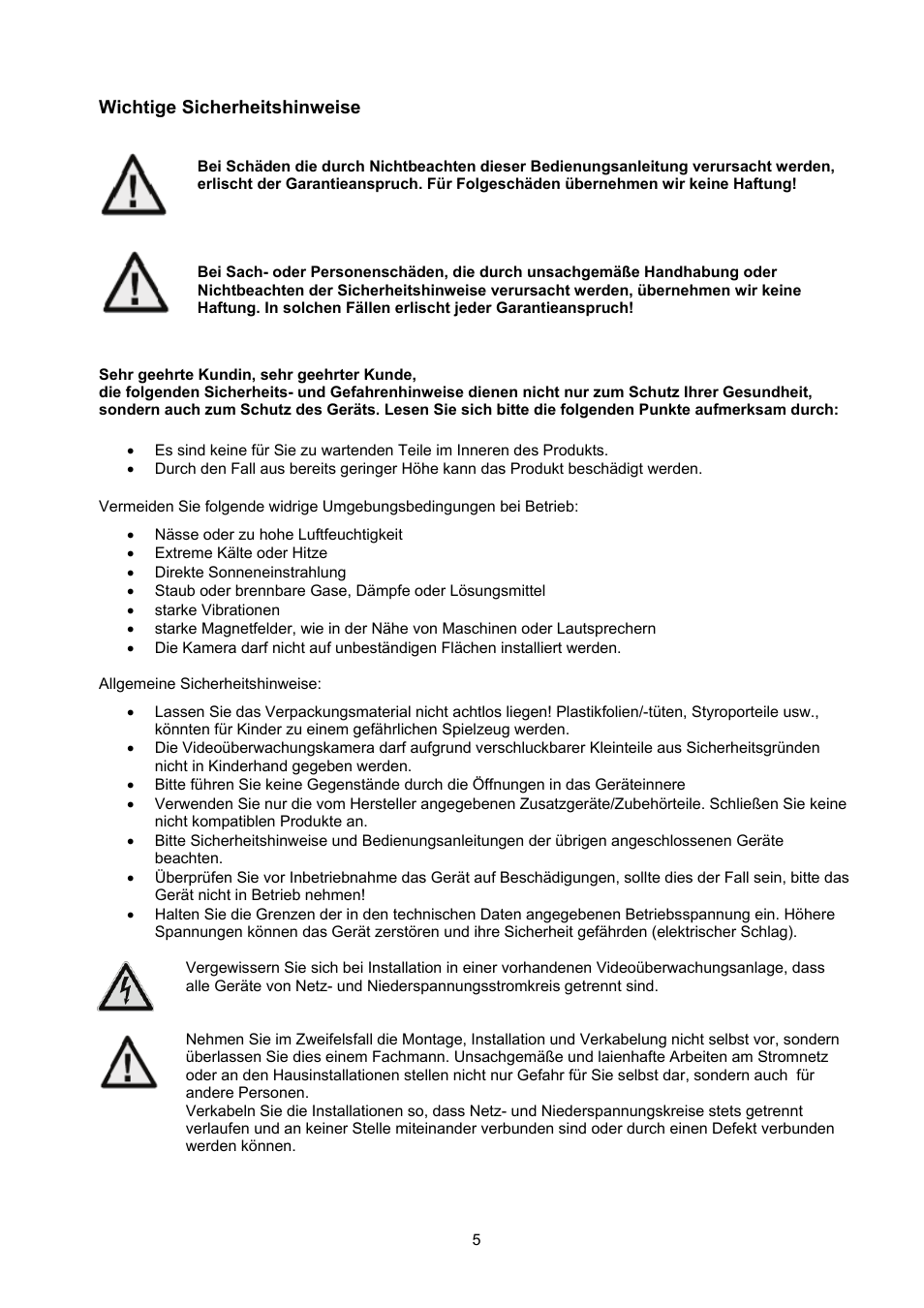 ABUS TVCC35510 User Manual | Page 5 / 63