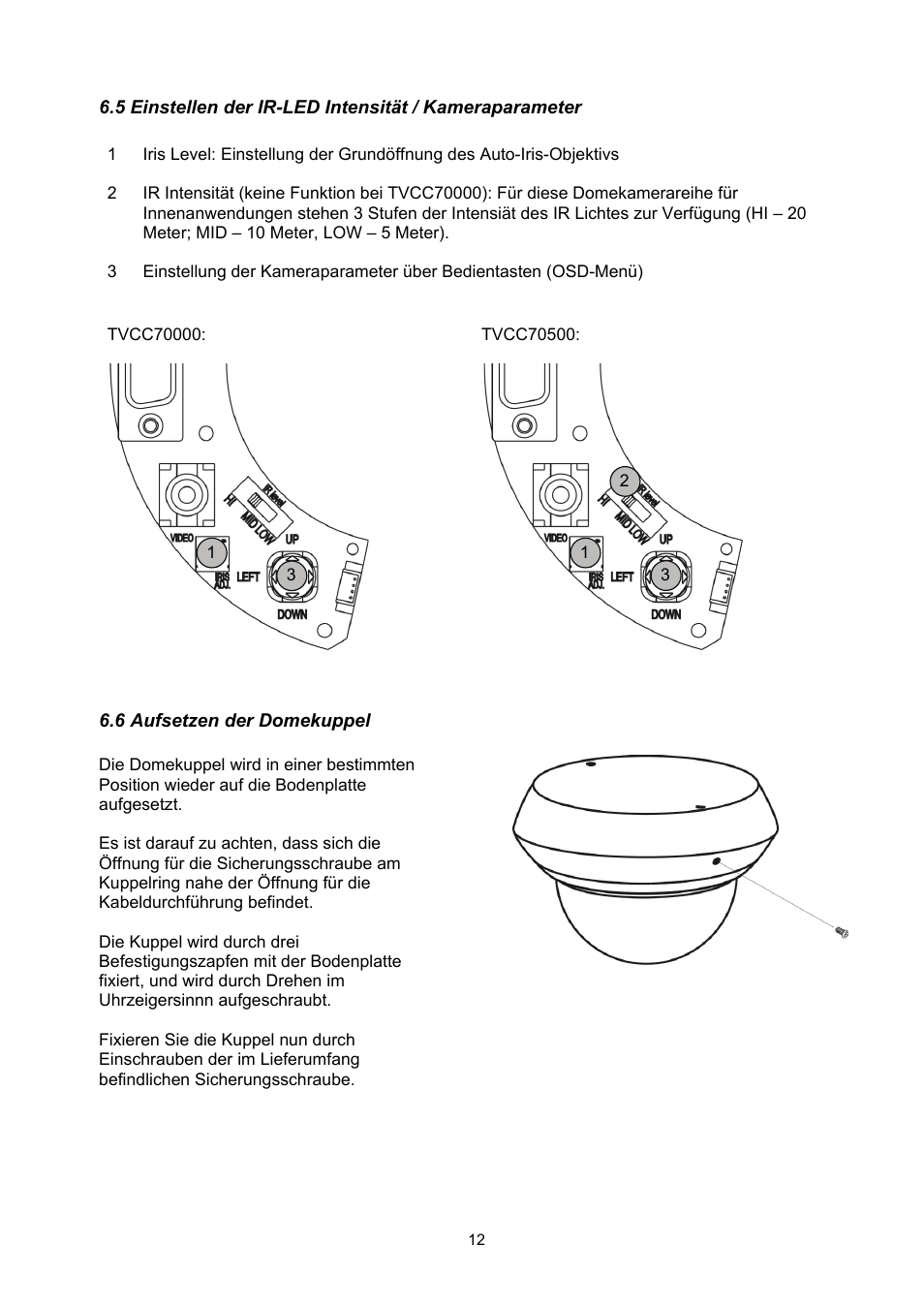 ABUS TVCC70500 User Manual | Page 12 / 83