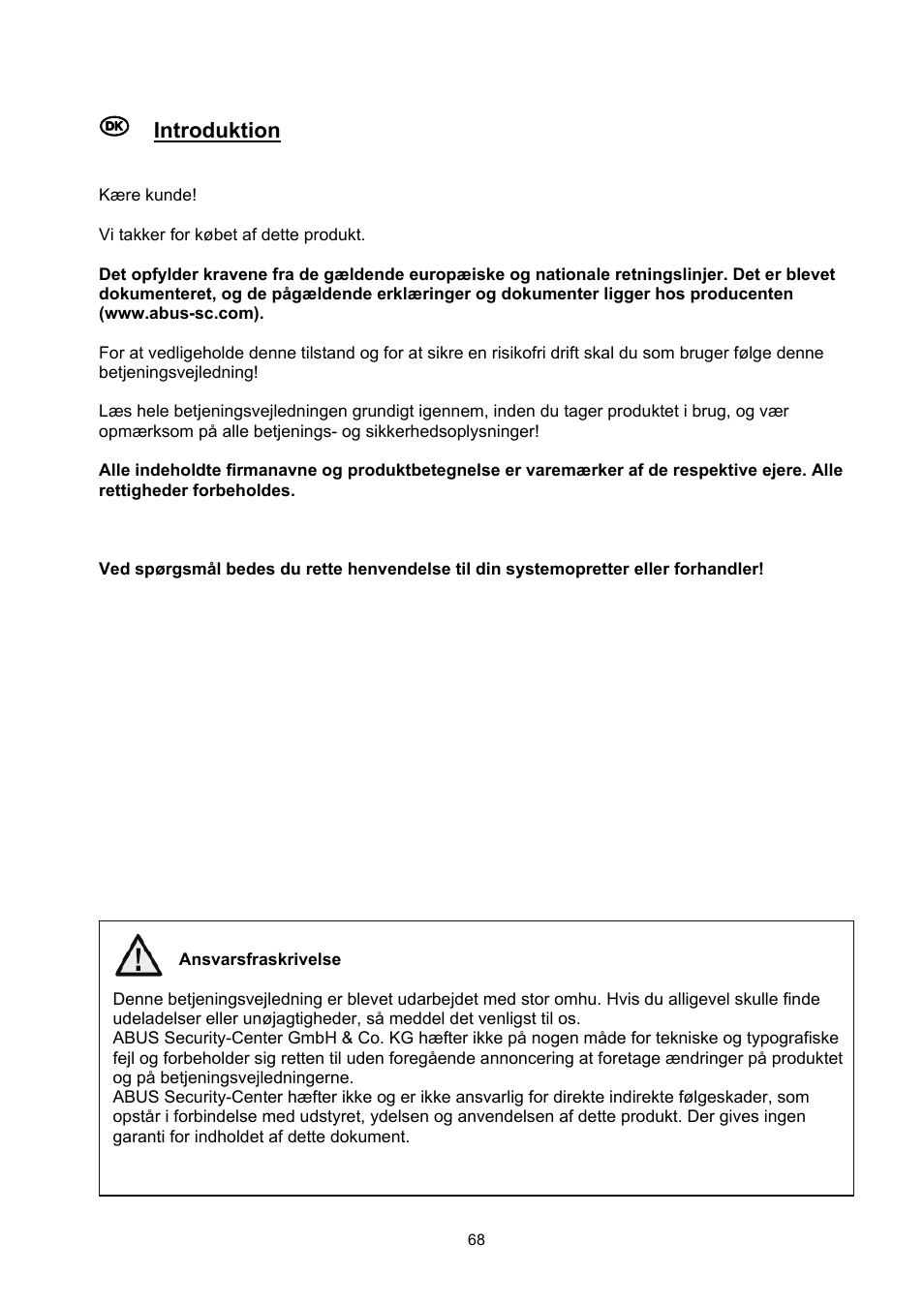 ABUS TVCC70500 User Manual | Page 68 / 83