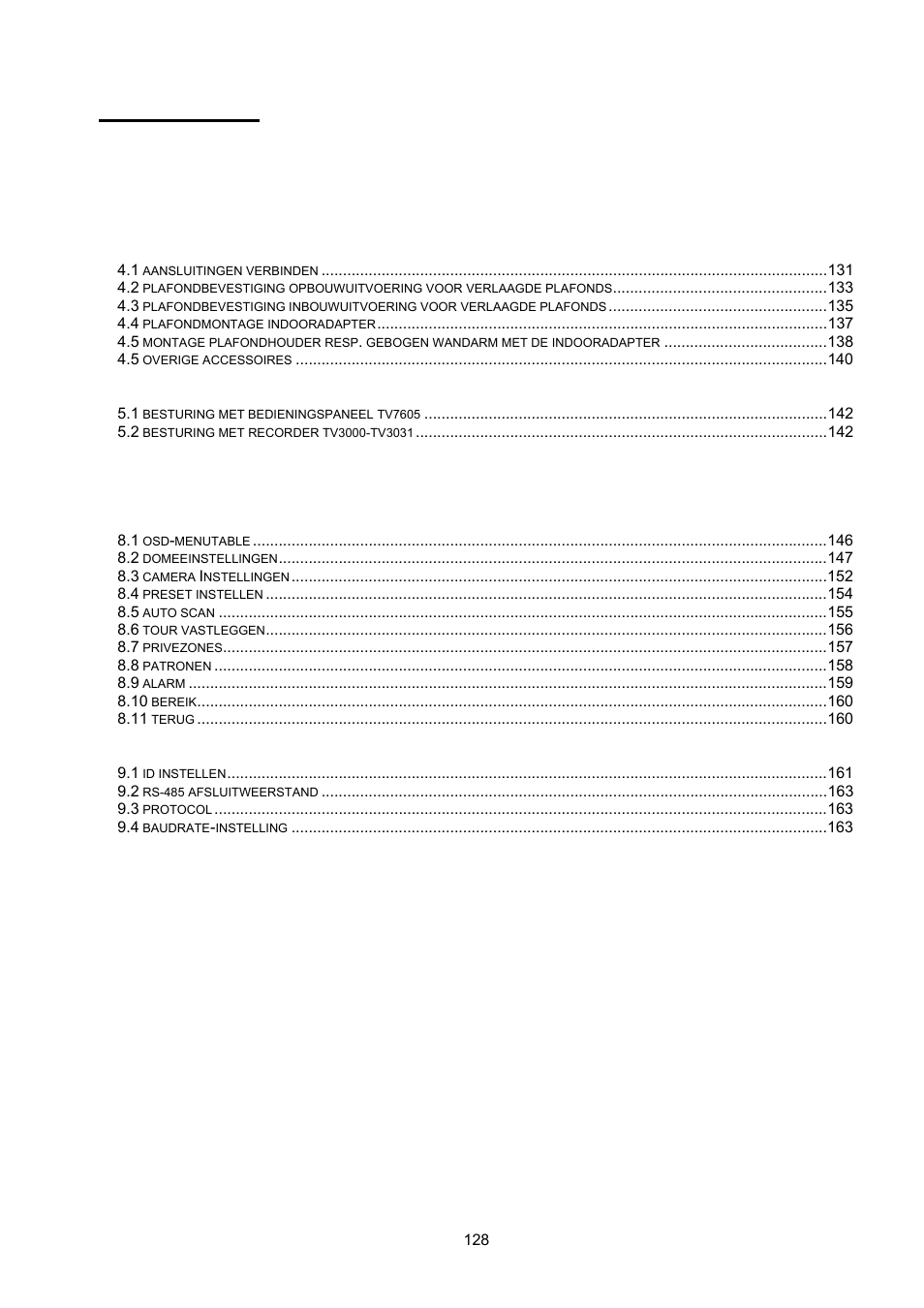 Inhoudsopgave | ABUS TVCC75200 User Manual | Page 128 / 248