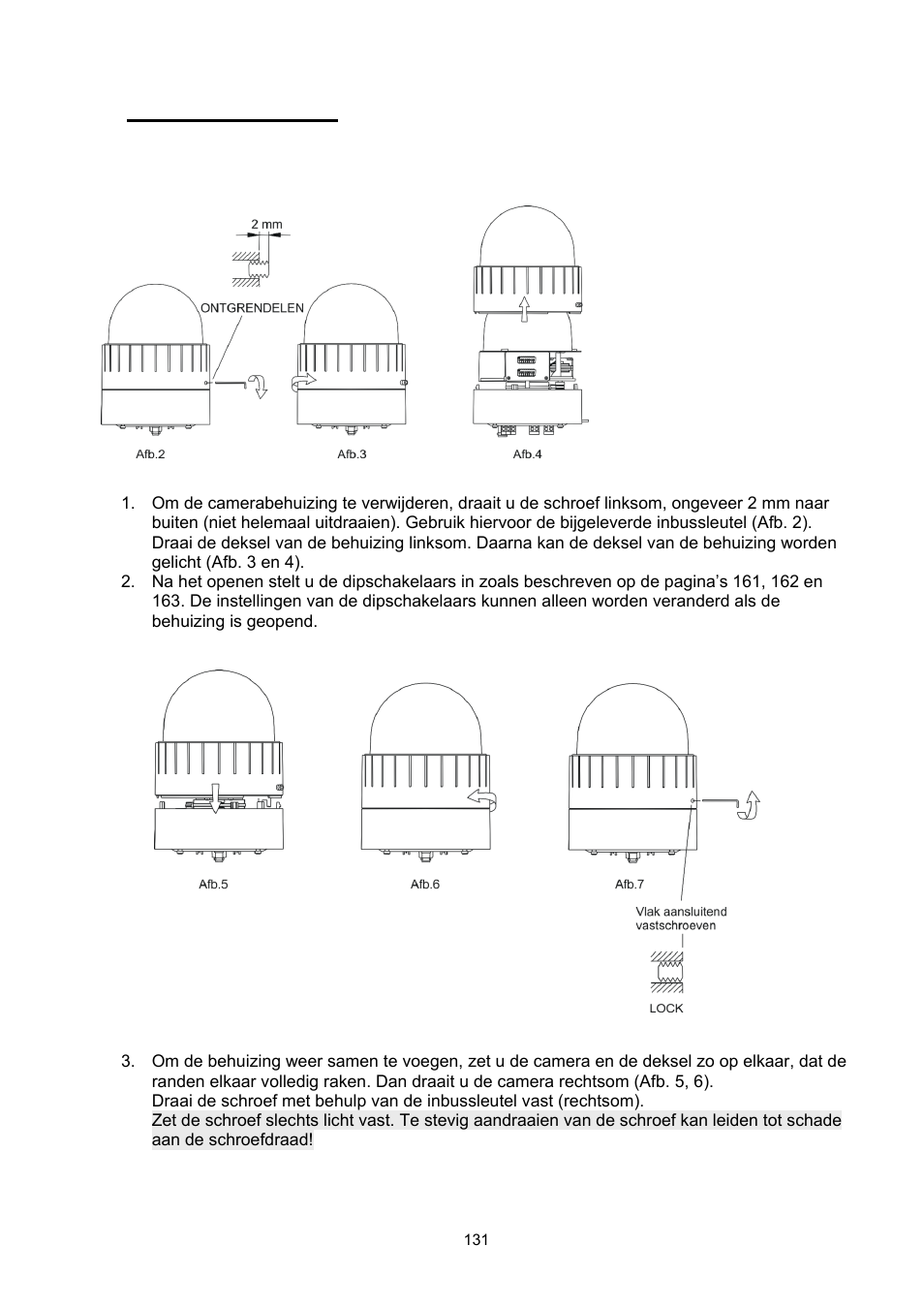 Montagehandleiding | ABUS TVCC75200 User Manual | Page 131 / 248