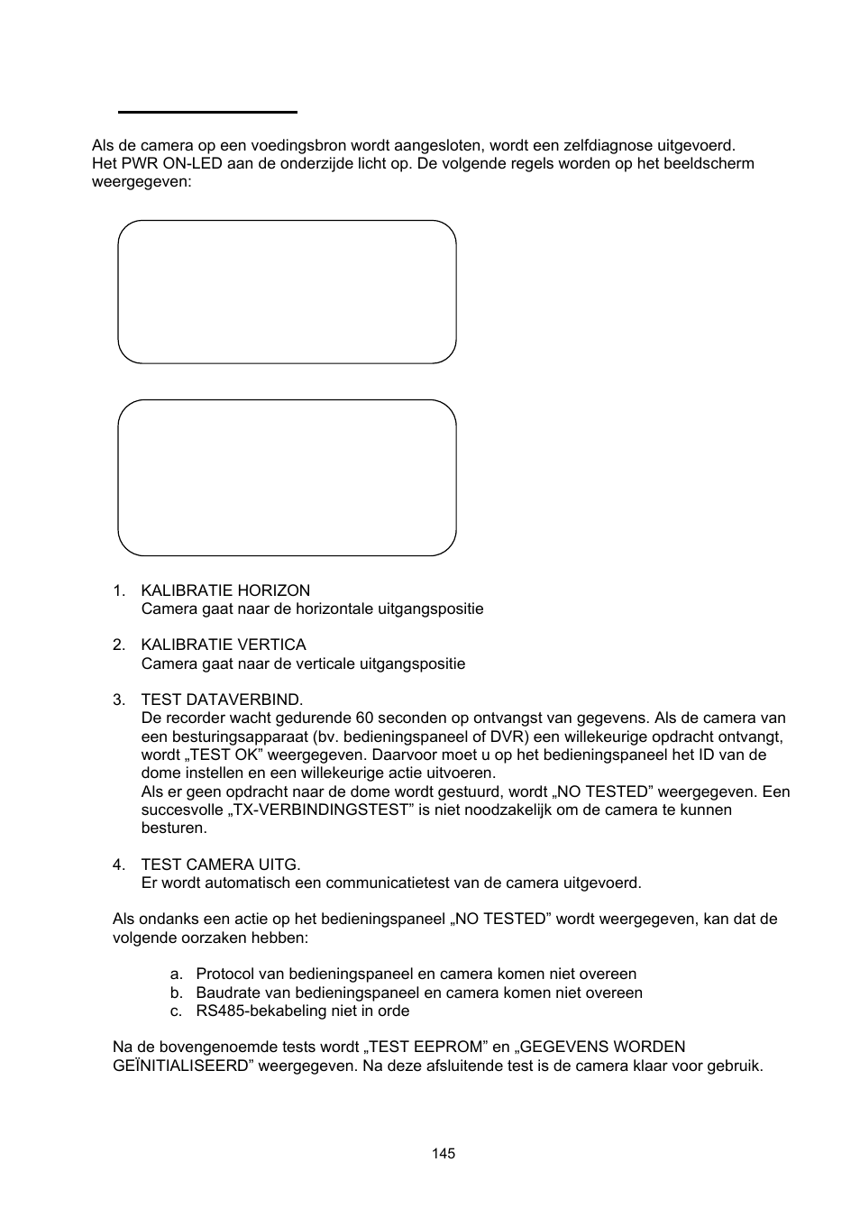 Diagnose (zelftest) | ABUS TVCC75200 User Manual | Page 145 / 248