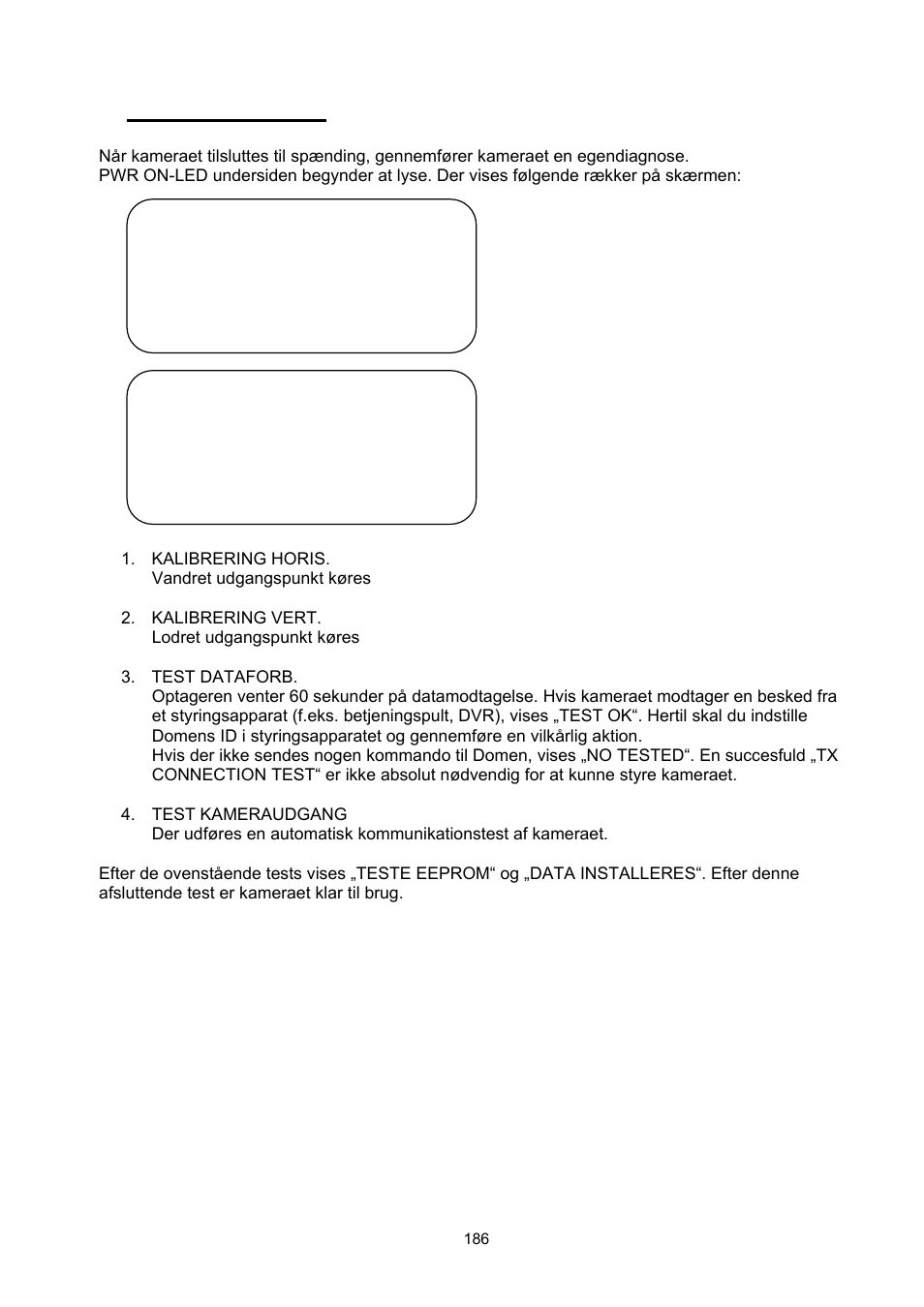 Diagnose (selvtest) | ABUS TVCC75200 User Manual | Page 186 / 248