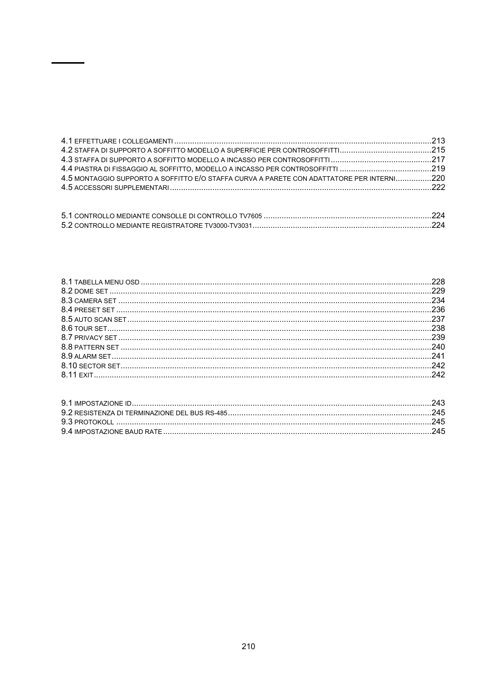 Indice | ABUS TVCC75200 User Manual | Page 210 / 248