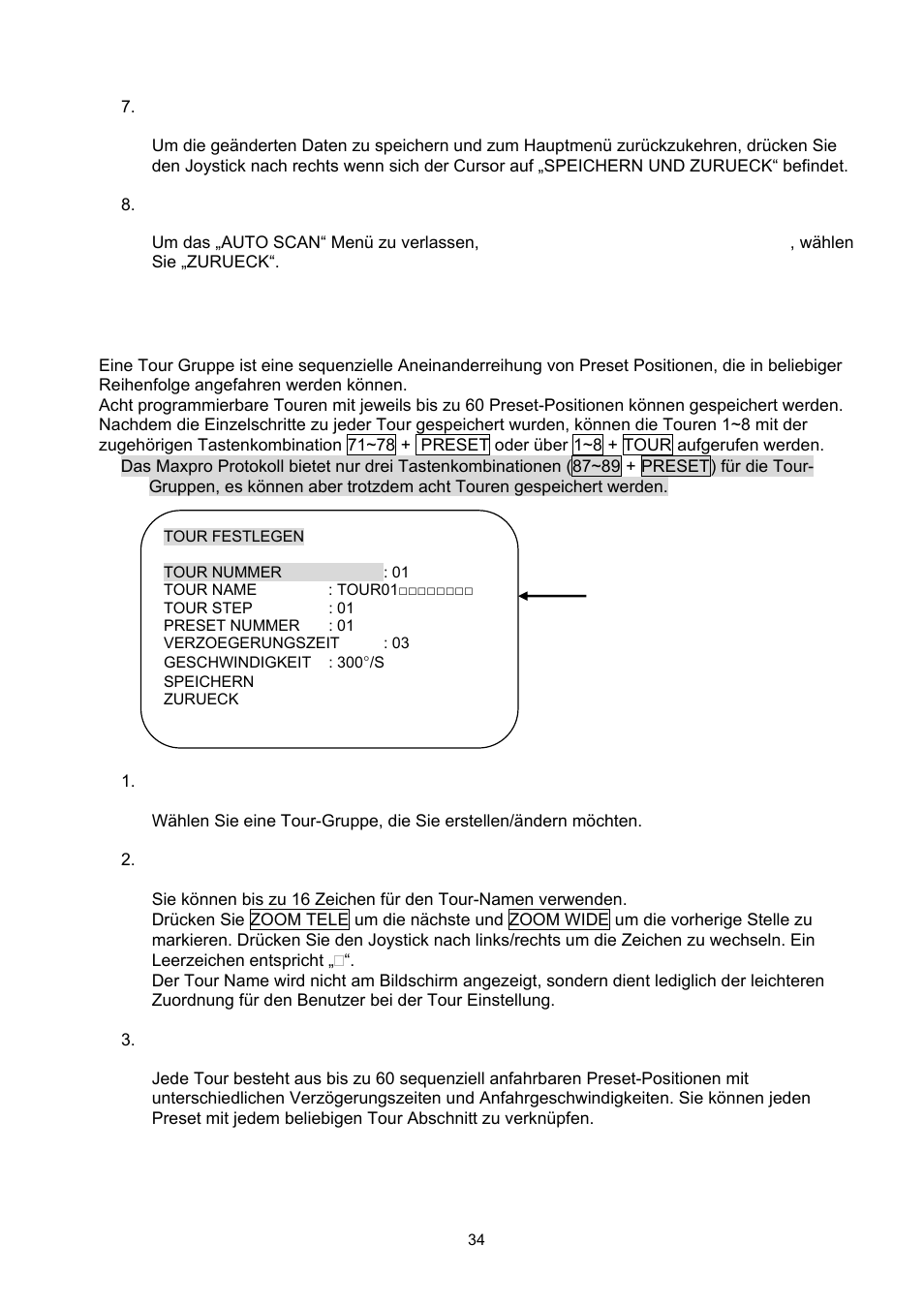 ABUS TVCC75200 User Manual | Page 34 / 248