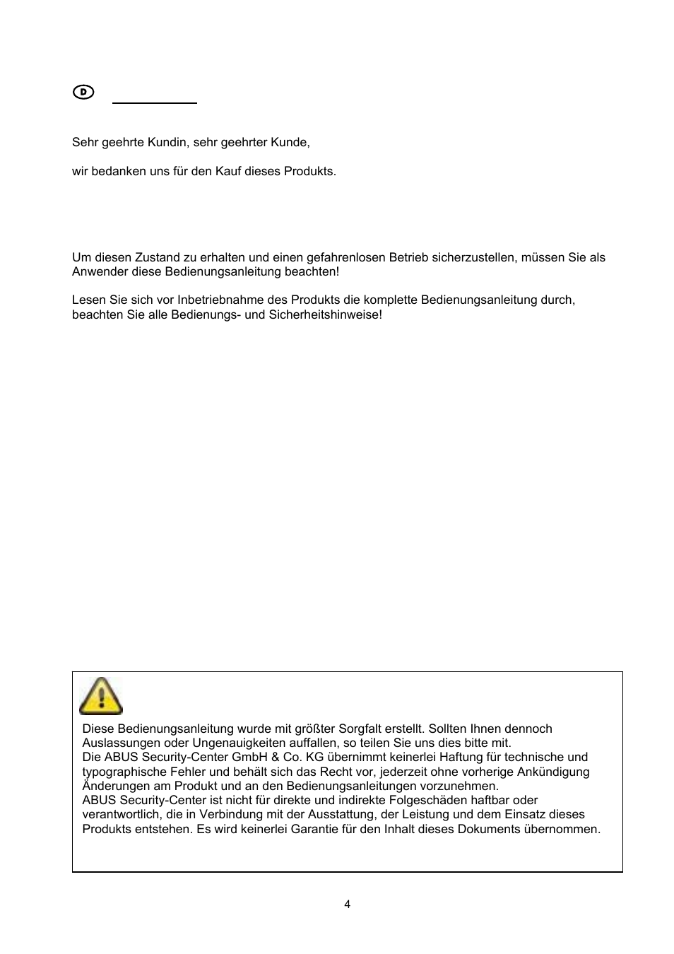 ABUS TVCC75200 User Manual | Page 4 / 248