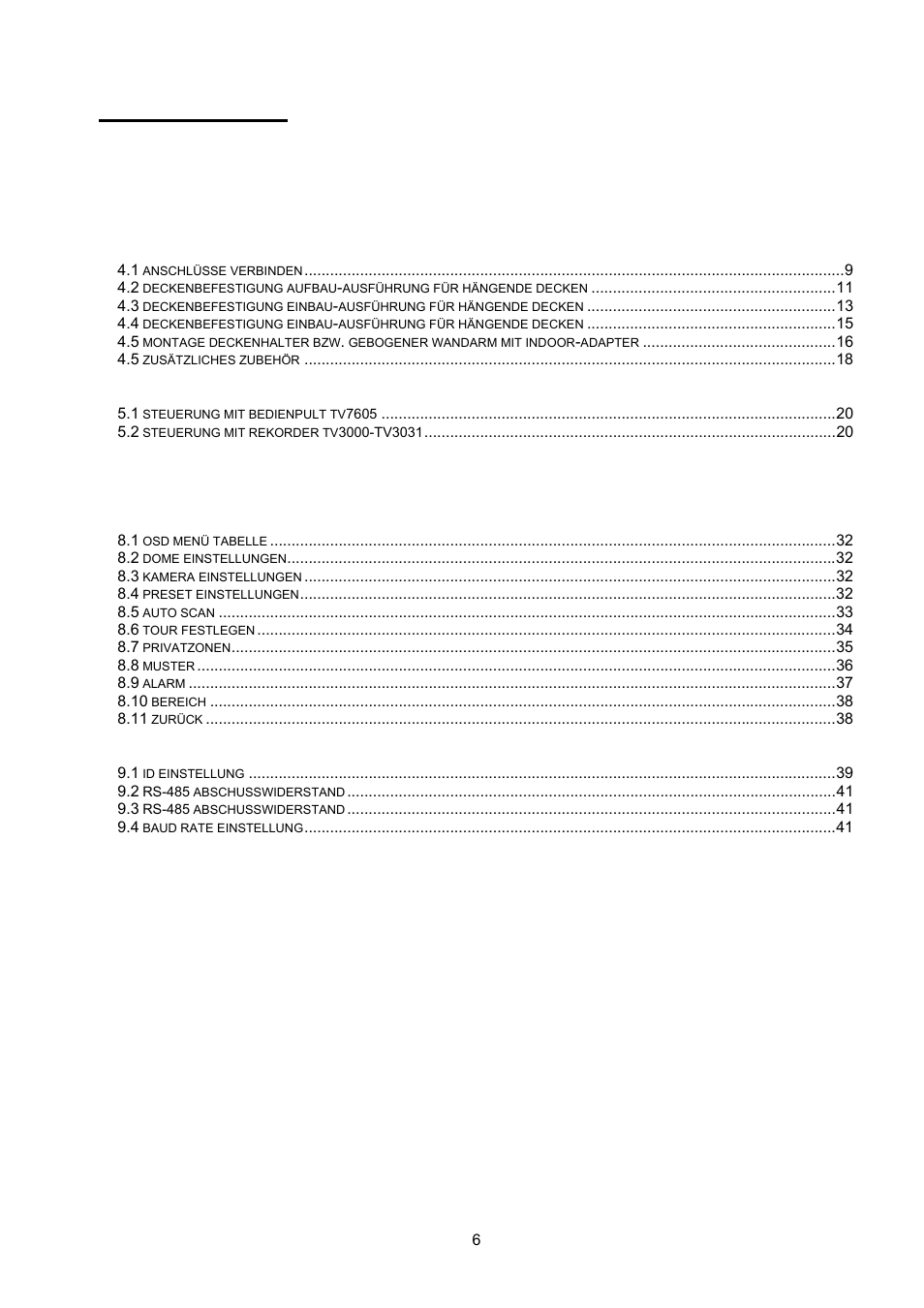 ABUS TVCC75200 User Manual | Page 6 / 248