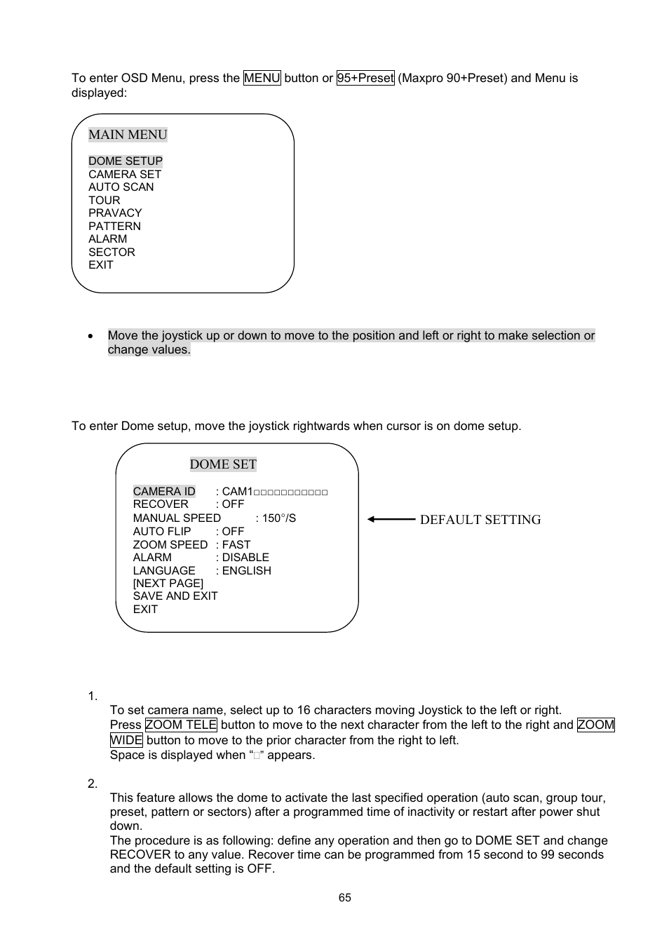 ABUS TVCC75200 User Manual | Page 65 / 248