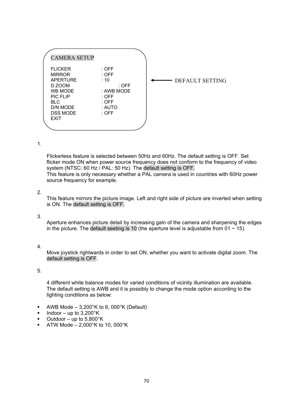 ABUS TVCC75200 User Manual | Page 70 / 248