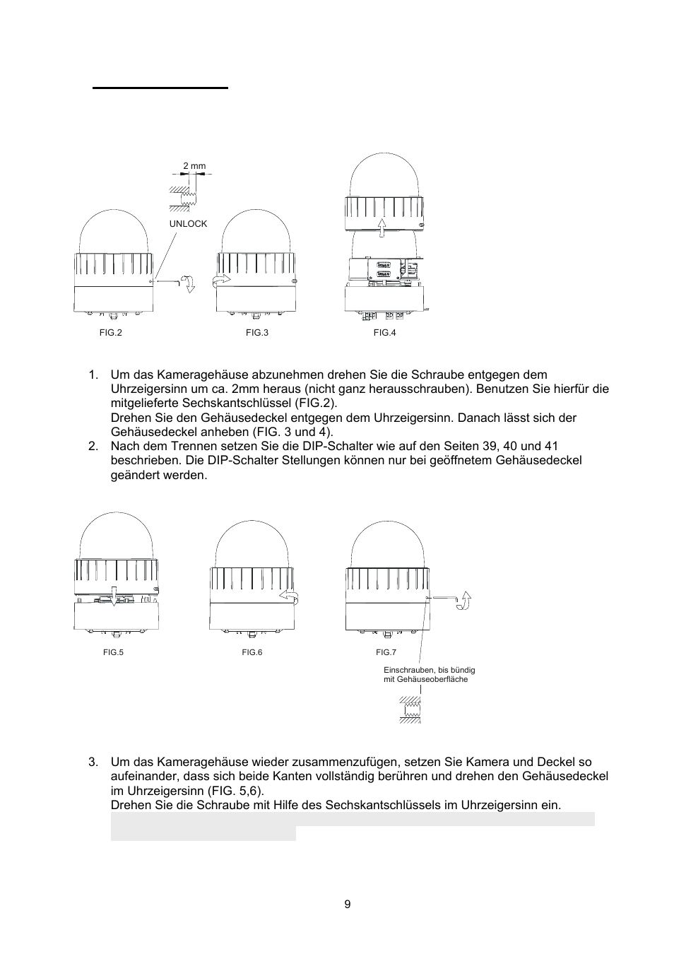 Montageanleitung | ABUS TVCC75200 User Manual | Page 9 / 248