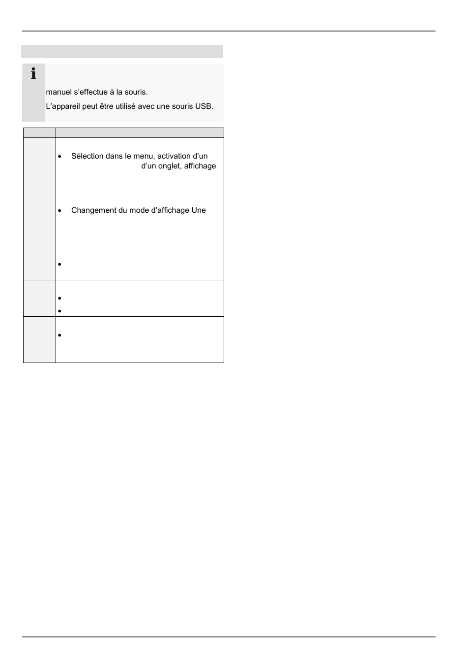 Commande du système, Commande à la souris | ABUS TVVR30004 Operating instructions User Manual | Page 176 / 569