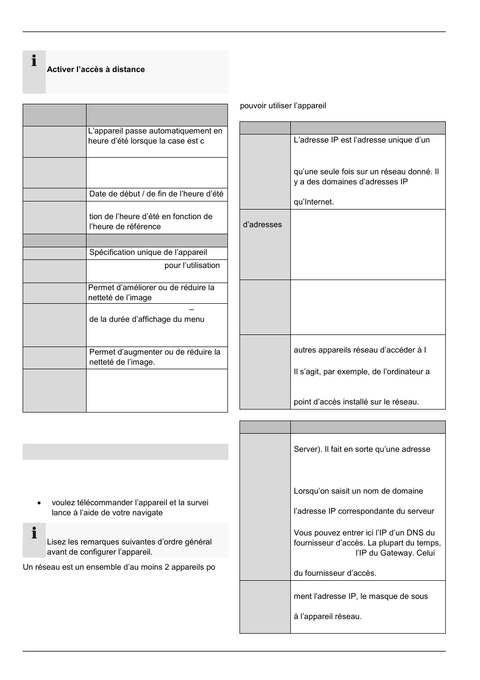 Généralités, Terminologie, Configuration de système | Configuration réseau | ABUS TVVR30004 Operating instructions User Manual | Page 197 / 569