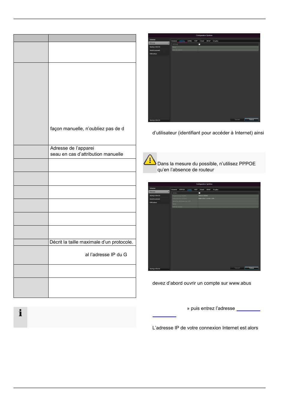 Configuration de système | ABUS TVVR30004 Operating instructions User Manual | Page 199 / 569