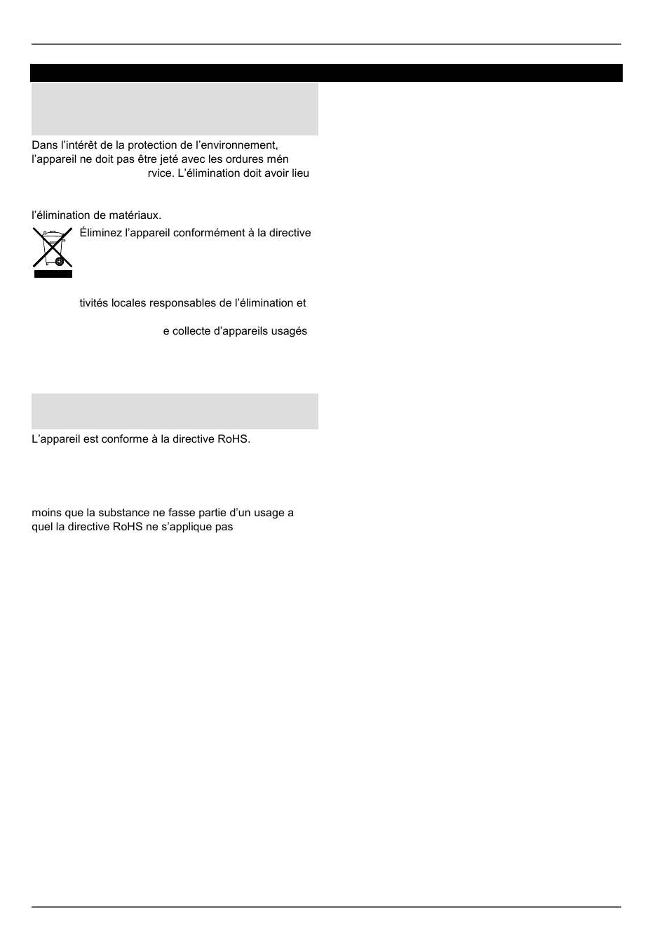 Elimination des déchets | ABUS TVVR30004 Operating instructions User Manual | Page 224 / 569