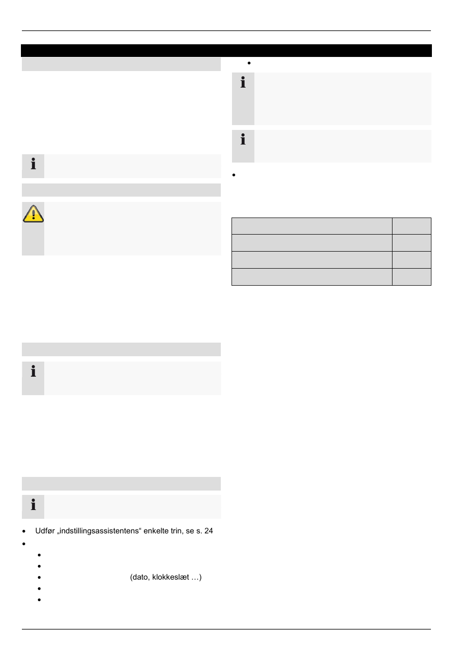 Kvikguide, Før du starter, Installation af harddisken | Etablering af tilslutninger, Konfiguration af apparatet | ABUS TVVR30004 Operating instructions User Manual | Page 237 / 569