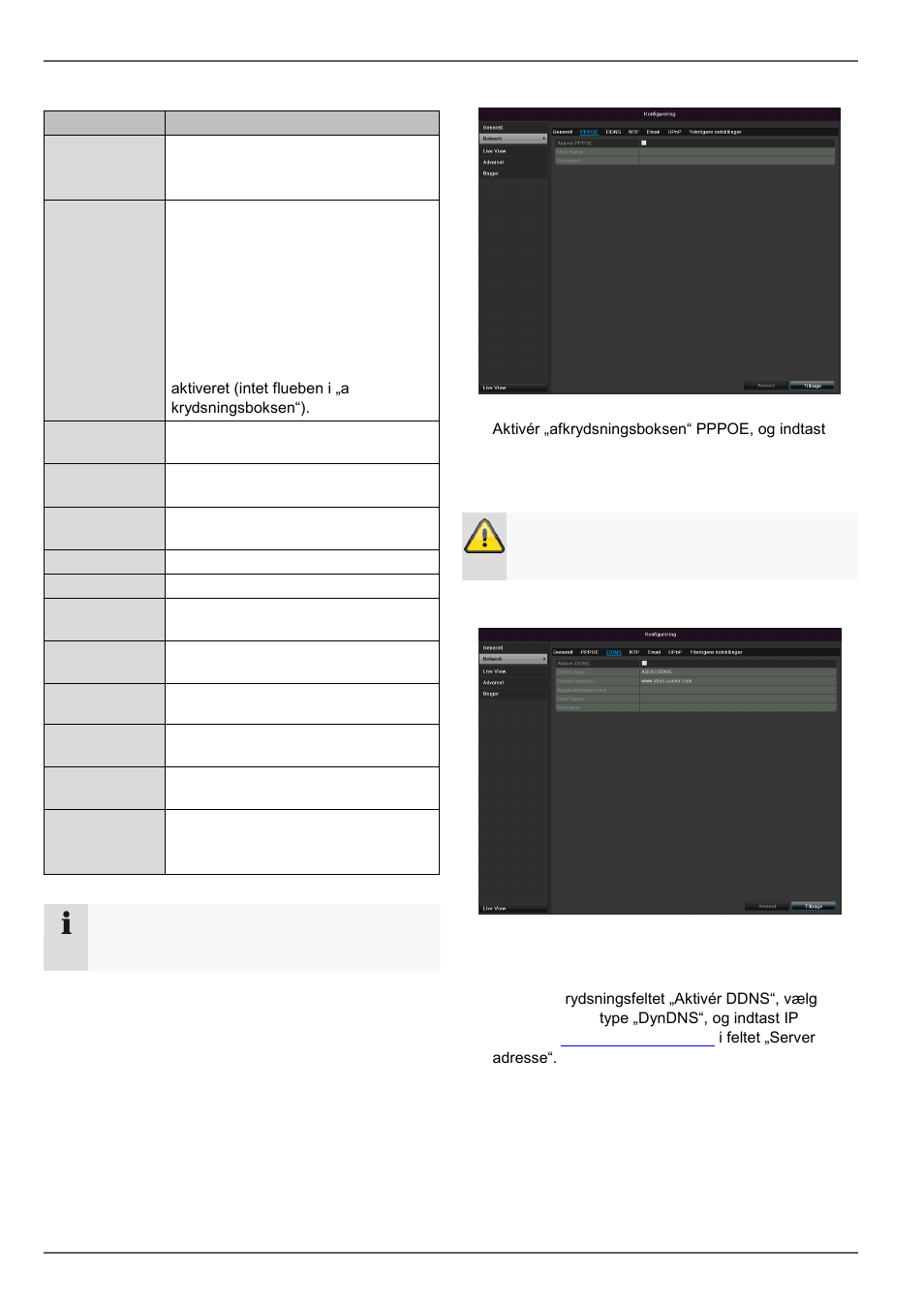 Konfigurering | ABUS TVVR30004 Operating instructions User Manual | Page 256 / 569