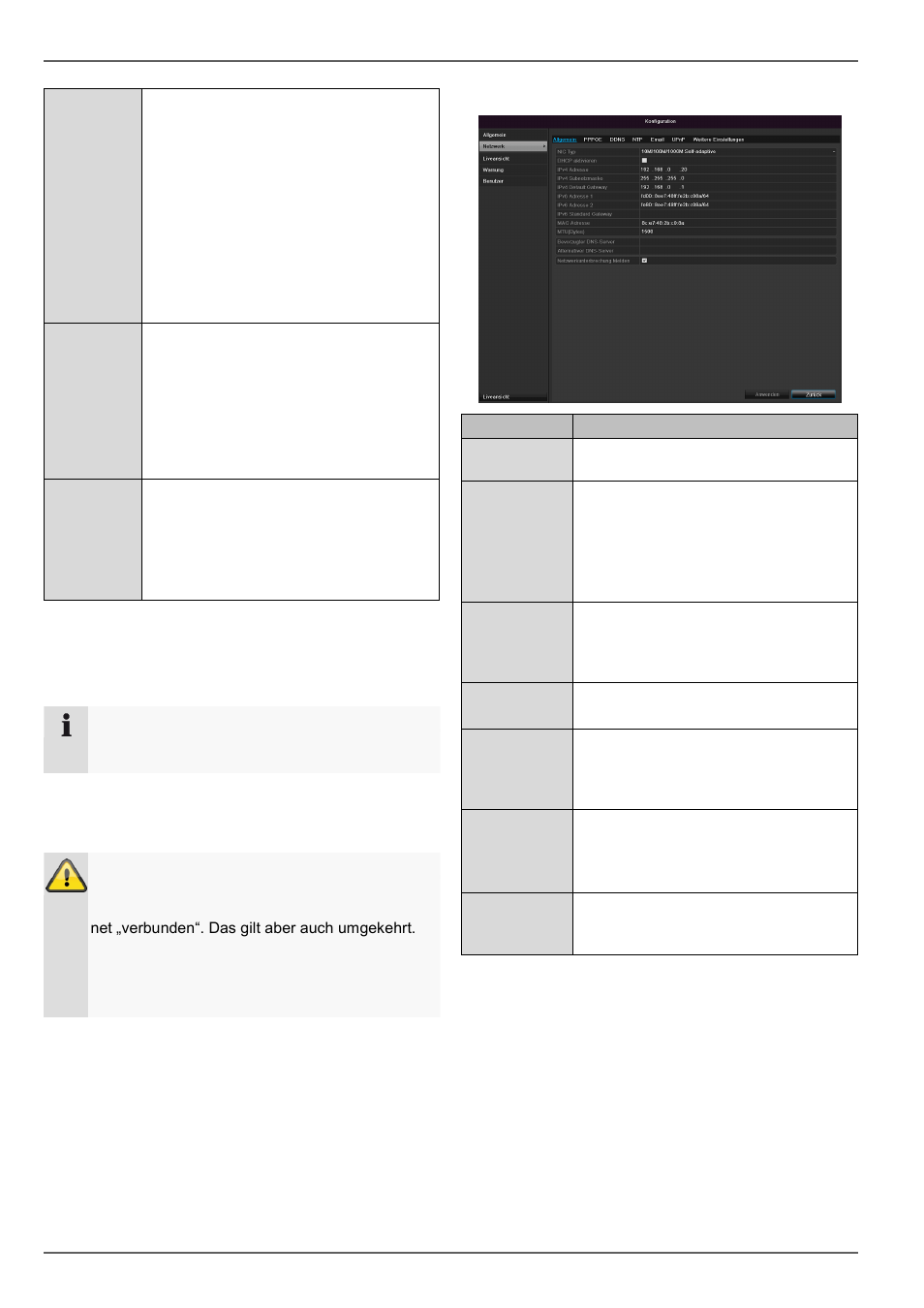 Konfiguration, Netzwerkaufbau, Netzwerk-konfiguration | ABUS TVVR30004 Operating instructions User Manual | Page 27 / 569