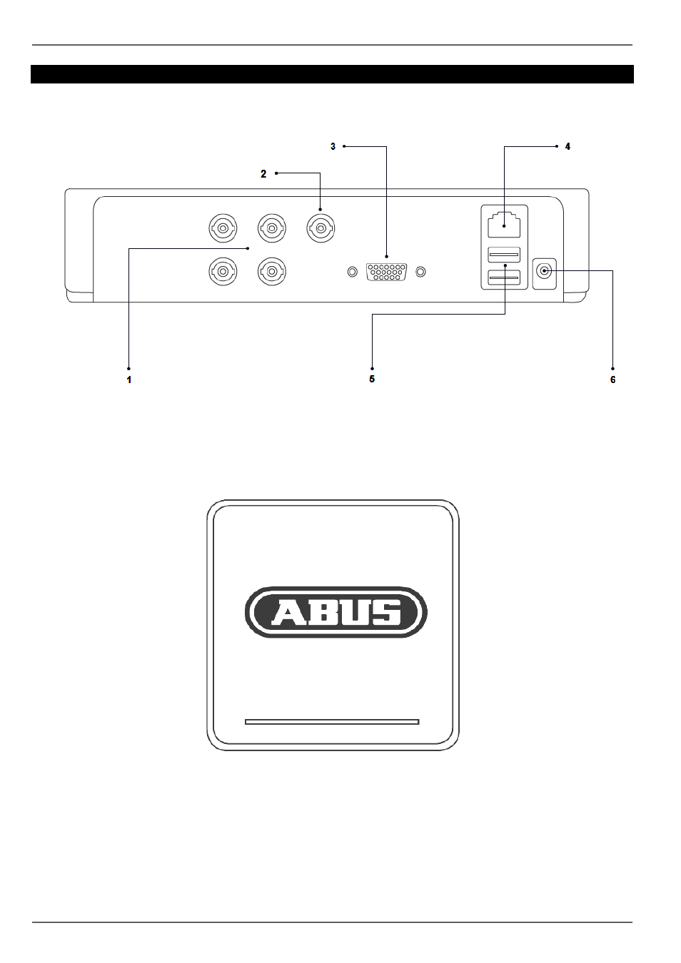Geräteübersicht, Rückseite, Led-beleuchtung | ABUS TVVR30004 Operating instructions User Manual | Page 3 / 569