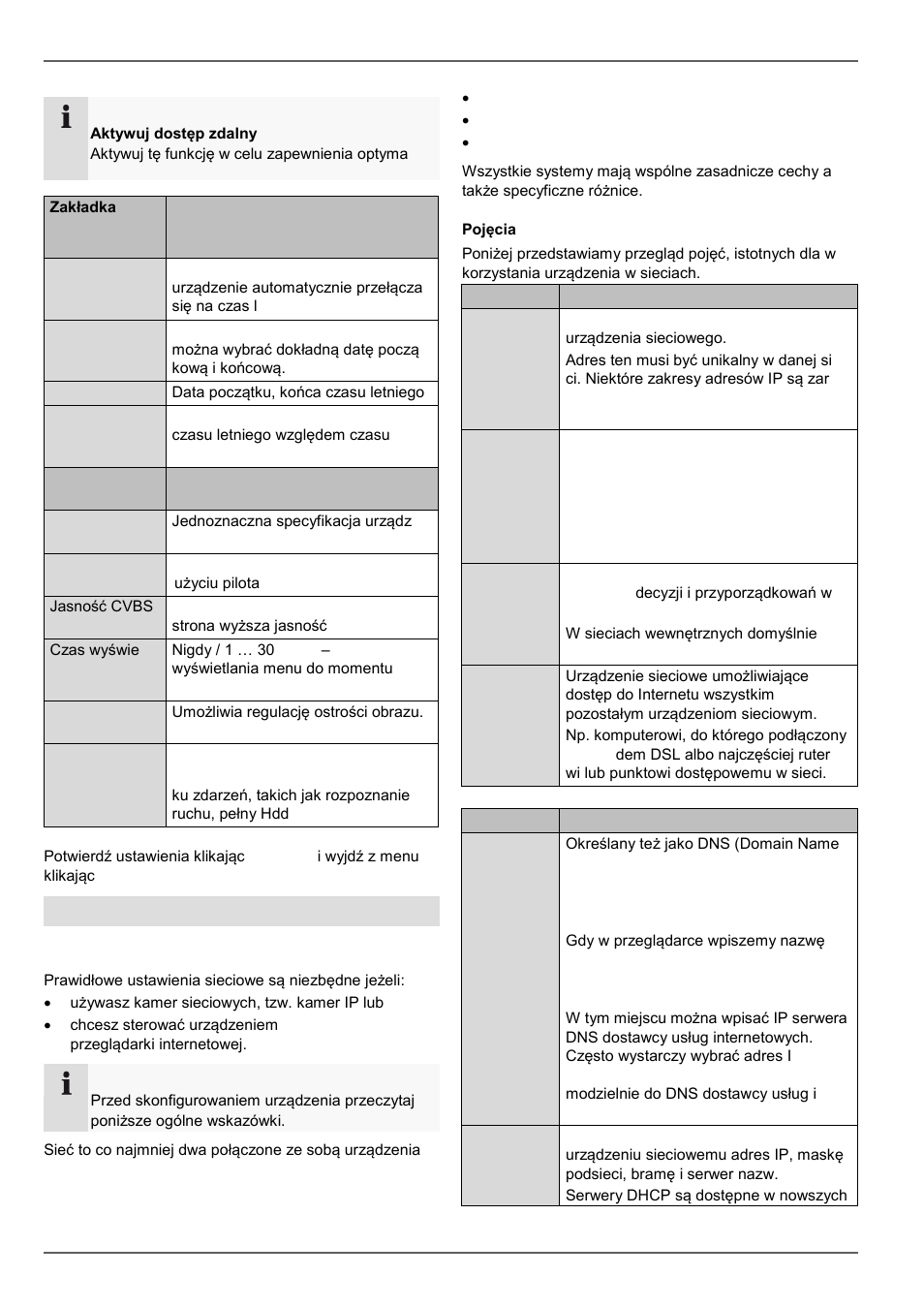Konfiguracja, Konfiguracja sieci | ABUS TVVR30004 Operating instructions User Manual | Page 367 / 569