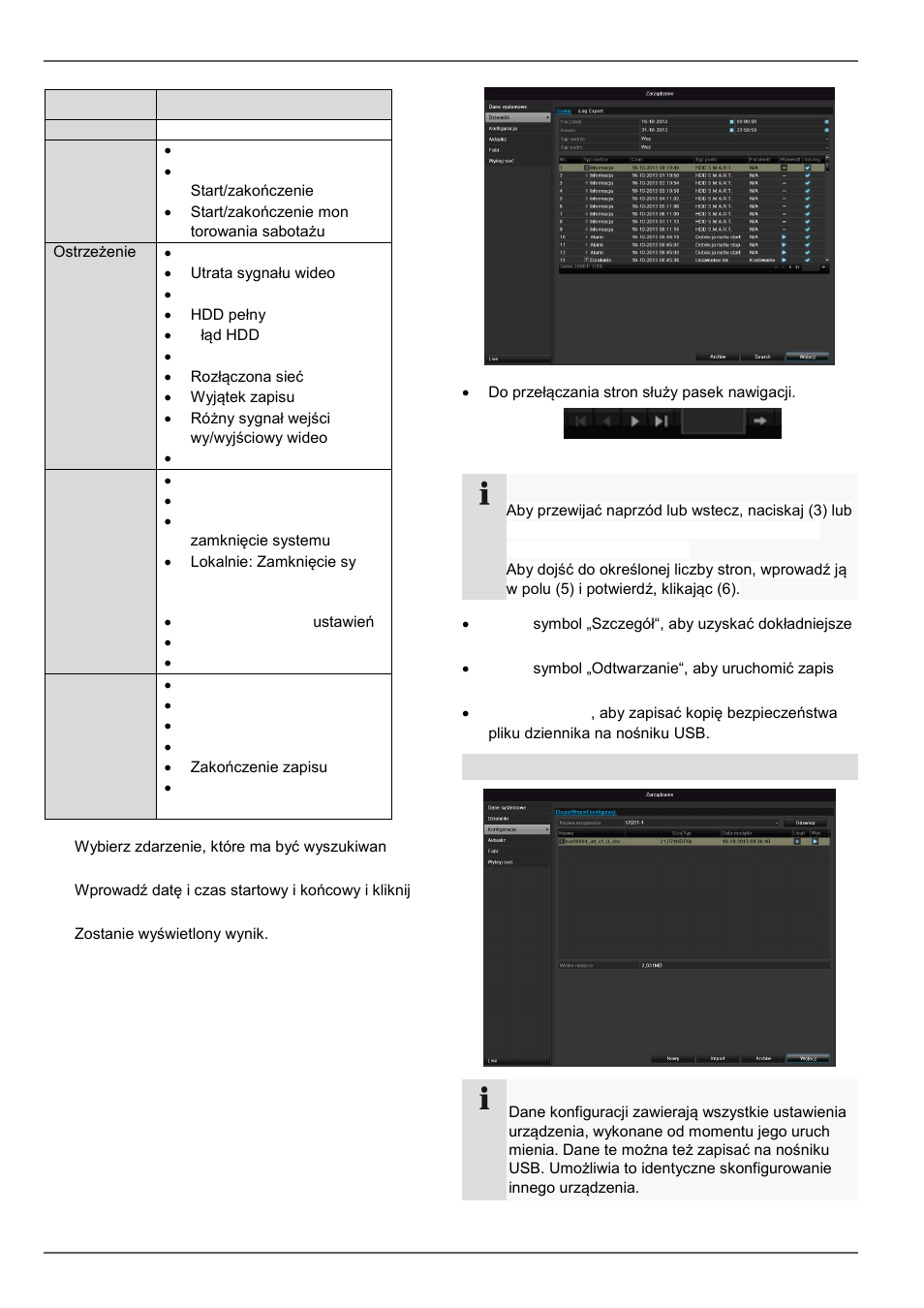 Konserwacja, Import/eksport | ABUS TVVR30004 Operating instructions User Manual | Page 388 / 569