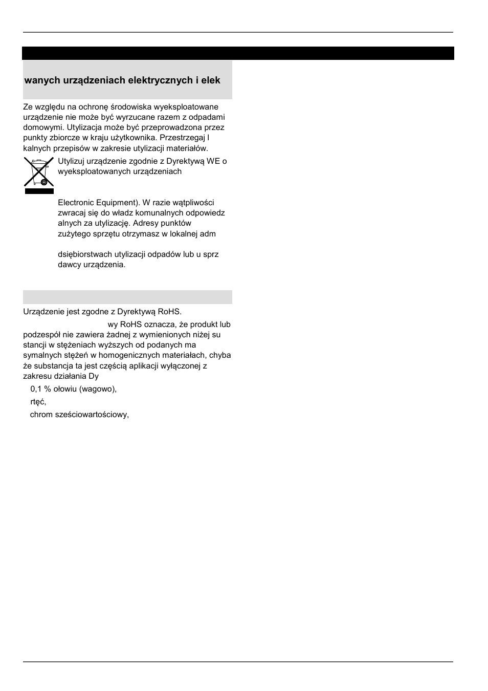 Utylizacja, Informacja o dyrektywie we rohs | ABUS TVVR30004 Operating instructions User Manual | Page 394 / 569