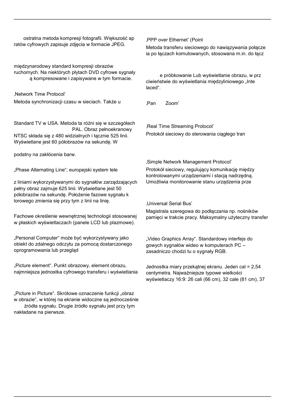 Glosariusz | ABUS TVVR30004 Operating instructions User Manual | Page 396 / 569