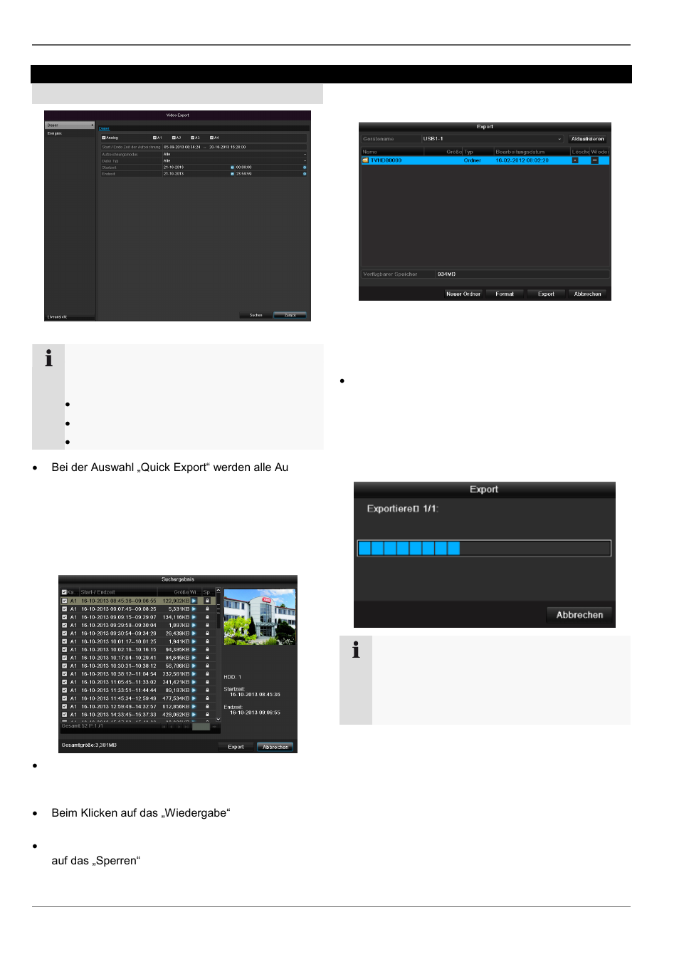 Video export | ABUS TVVR30004 Operating instructions User Manual | Page 44 / 569