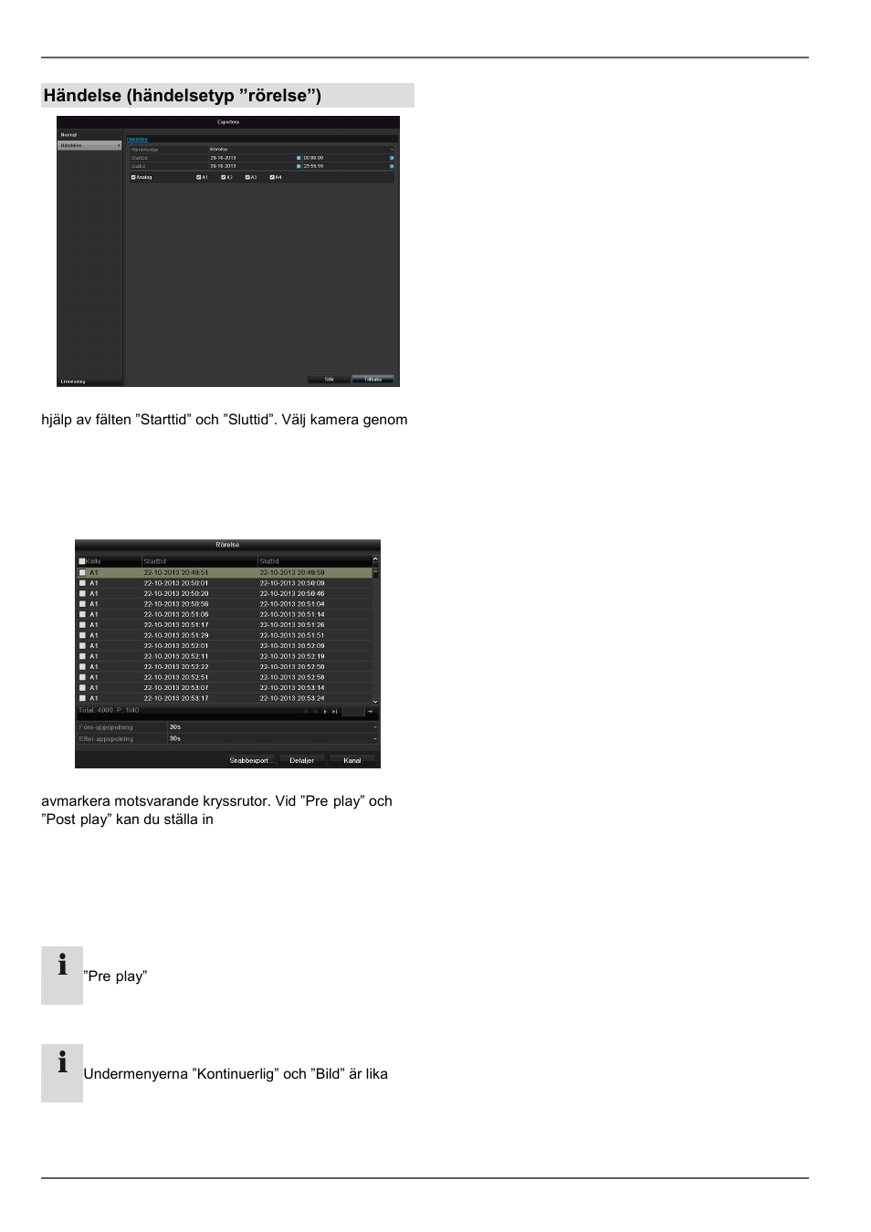 Videoexport, Händelse (händelsetyp ”rörelse”) | ABUS TVVR30004 Operating instructions User Manual | Page 443 / 569