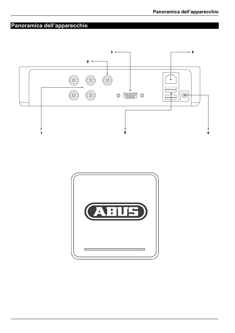 Panoramica dell’apparecchio | ABUS TVVR30004 Operating instructions User Manual | Page 458 / 569