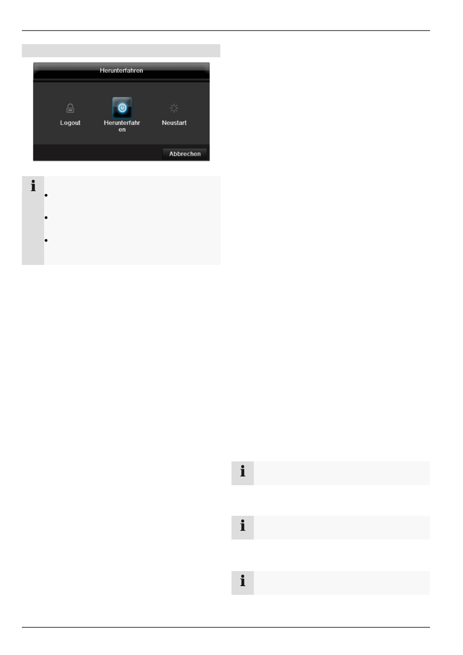 Anzeige, Einstellungen: aufzeichnung, Einstellungen: netzwerk | ABUS TVVR30004 Operating instructions User Manual | Page 50 / 569