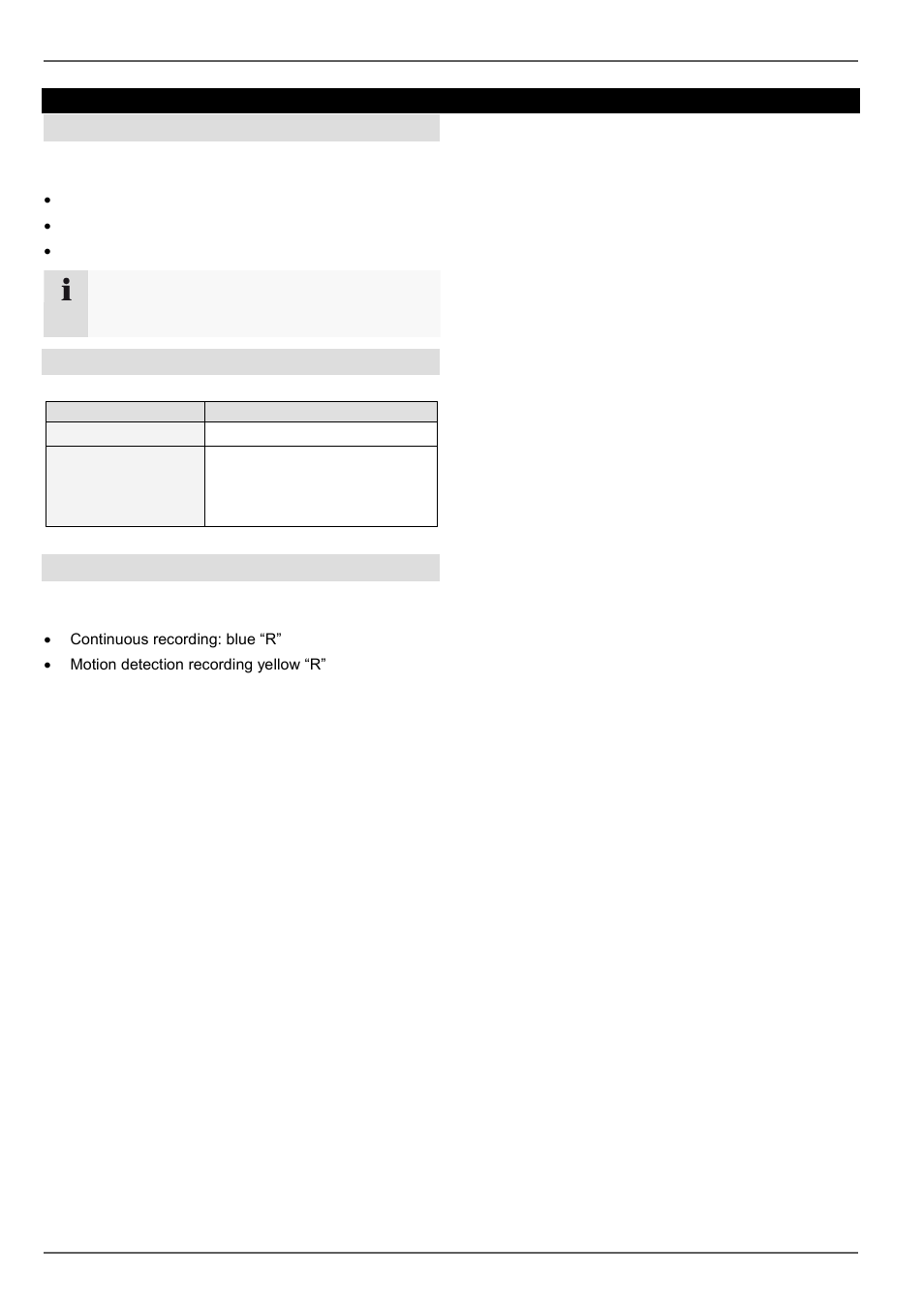 Status displays, General information, Dvr led status bar | Display on the monitor | ABUS TVVR30004 Operating instructions User Manual | Page 72 / 569