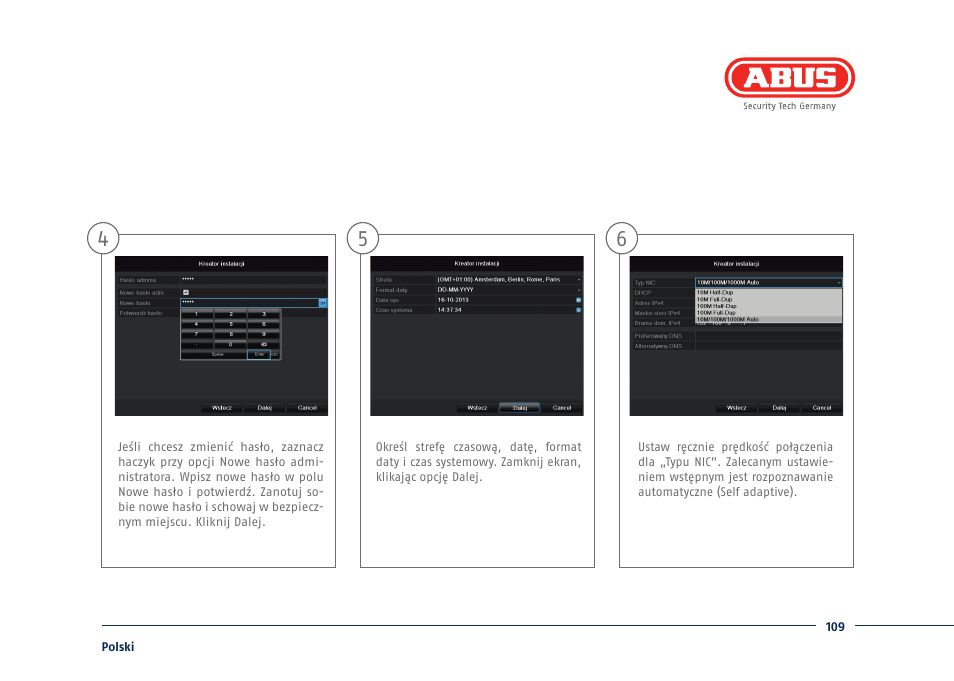 ABUS TVVR30004 Quick operating instructions User Manual | Page 109 / 162