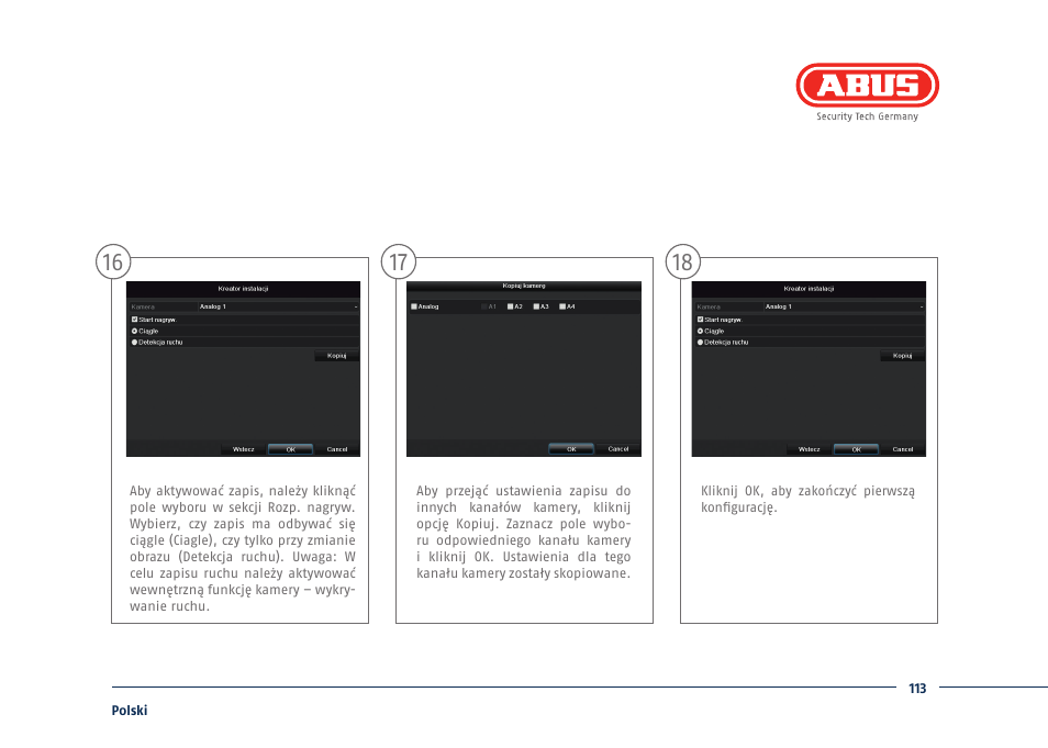 ABUS TVVR30004 Quick operating instructions User Manual | Page 113 / 162