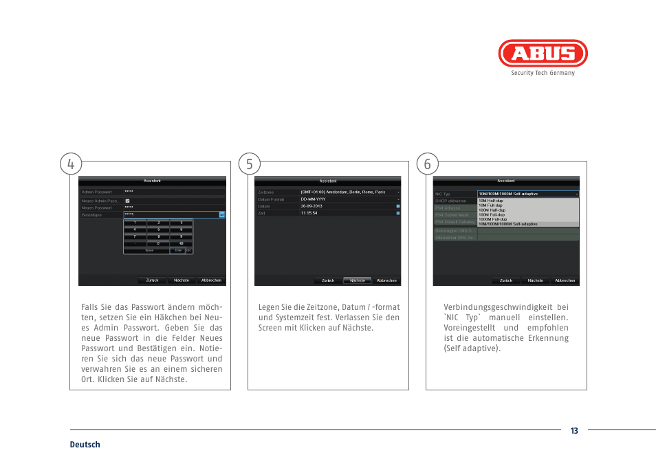ABUS TVVR30004 Quick operating instructions User Manual | Page 13 / 162