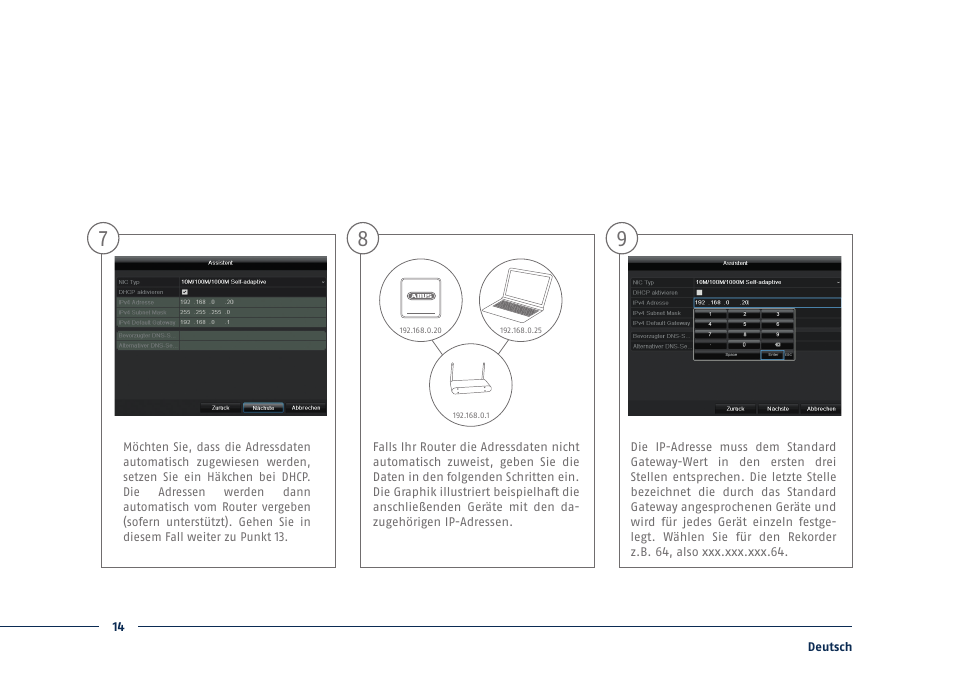 ABUS TVVR30004 Quick operating instructions User Manual | Page 14 / 162
