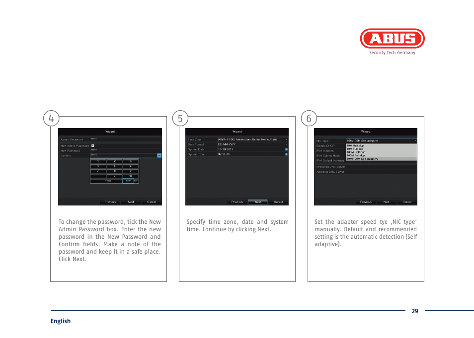 ABUS TVVR30004 Quick operating instructions User Manual | Page 29 / 162