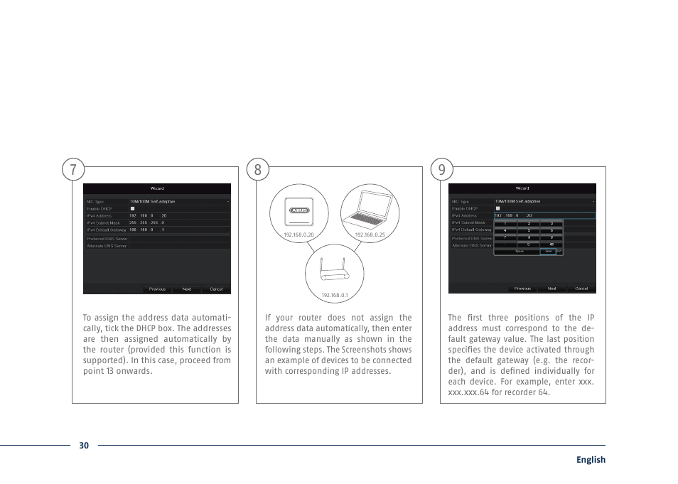 ABUS TVVR30004 Quick operating instructions User Manual | Page 30 / 162