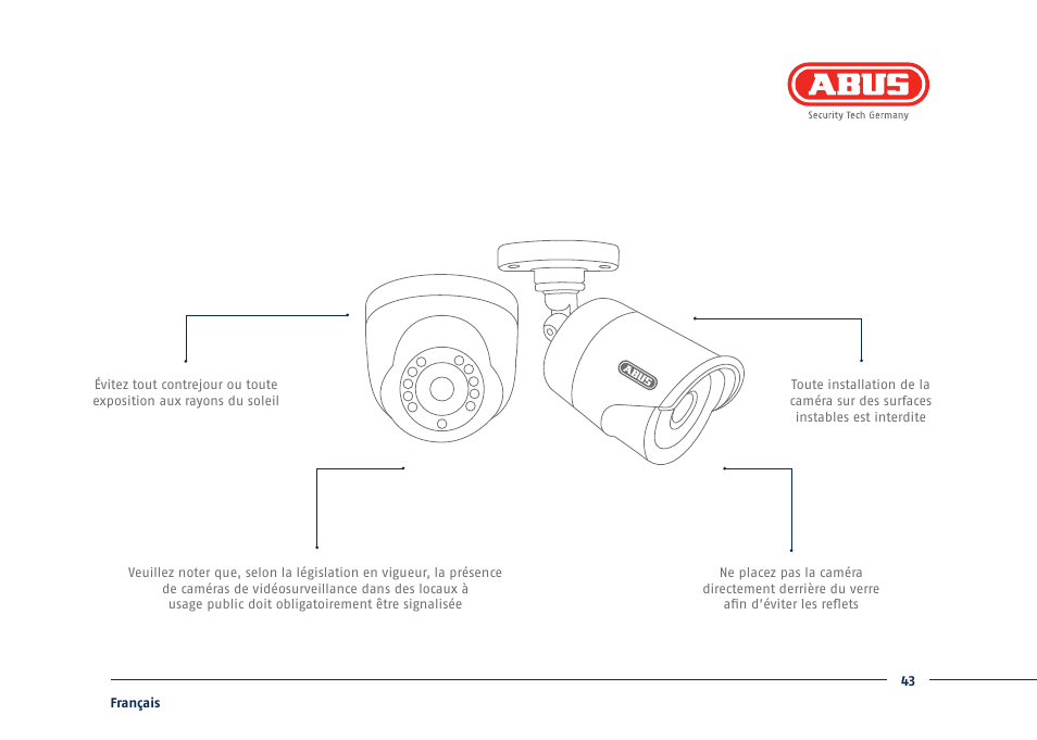 ABUS TVVR30004 Quick operating instructions User Manual | Page 43 / 162