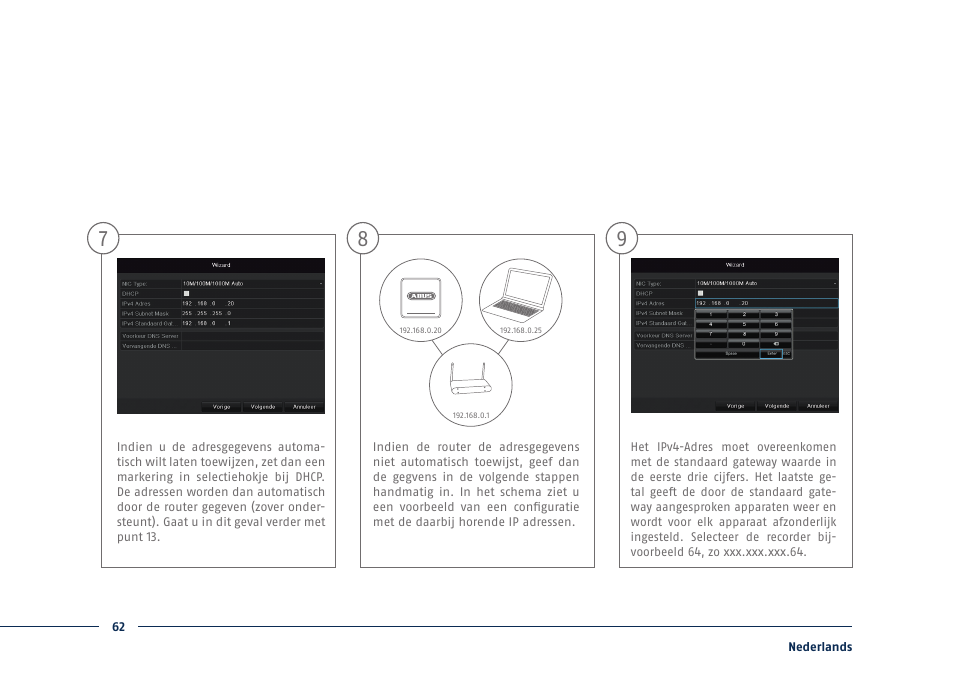 ABUS TVVR30004 Quick operating instructions User Manual | Page 62 / 162