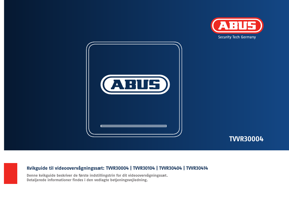 ABUS TVVR30004 Quick operating instructions User Manual | Page 67 / 162