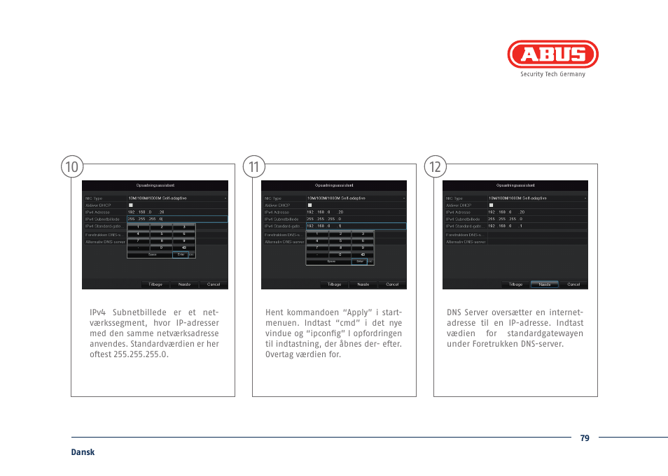 ABUS TVVR30004 Quick operating instructions User Manual | Page 79 / 162