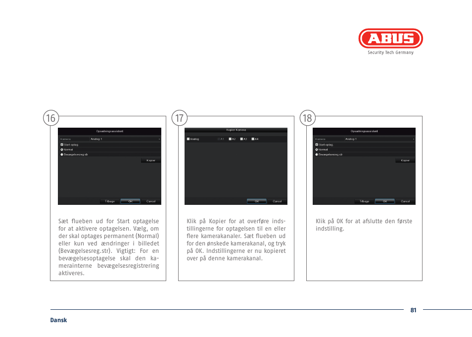 ABUS TVVR30004 Quick operating instructions User Manual | Page 81 / 162