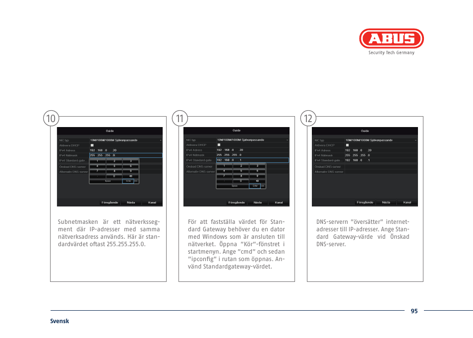 ABUS TVVR30004 Quick operating instructions User Manual | Page 95 / 162