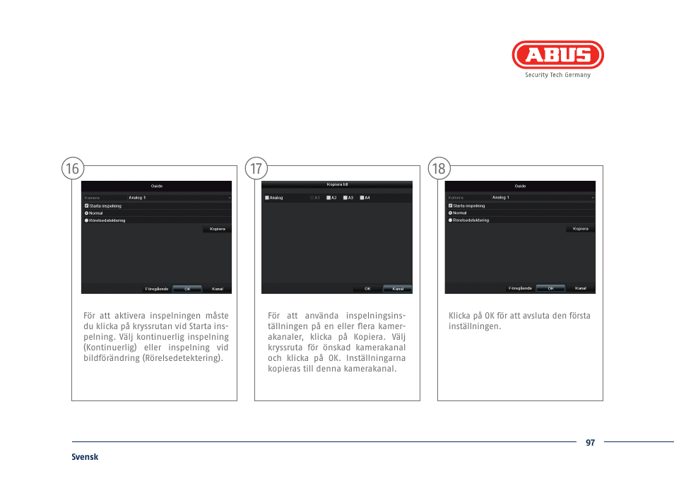 ABUS TVVR30004 Quick operating instructions User Manual | Page 97 / 162