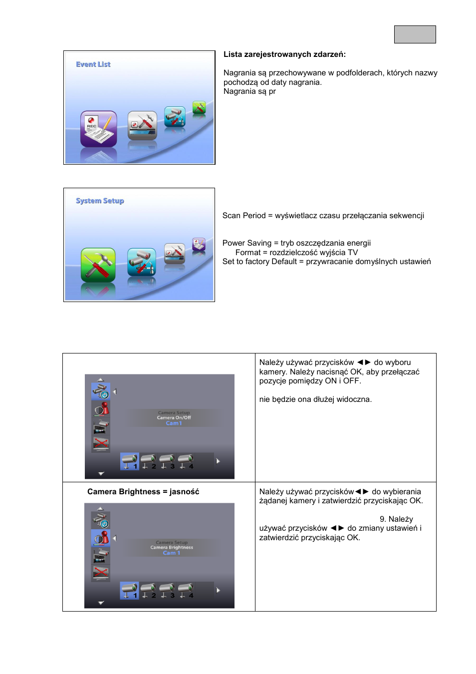3 ustawienia kamery | ABUS TVAC15000B User Manual | Page 58 / 87