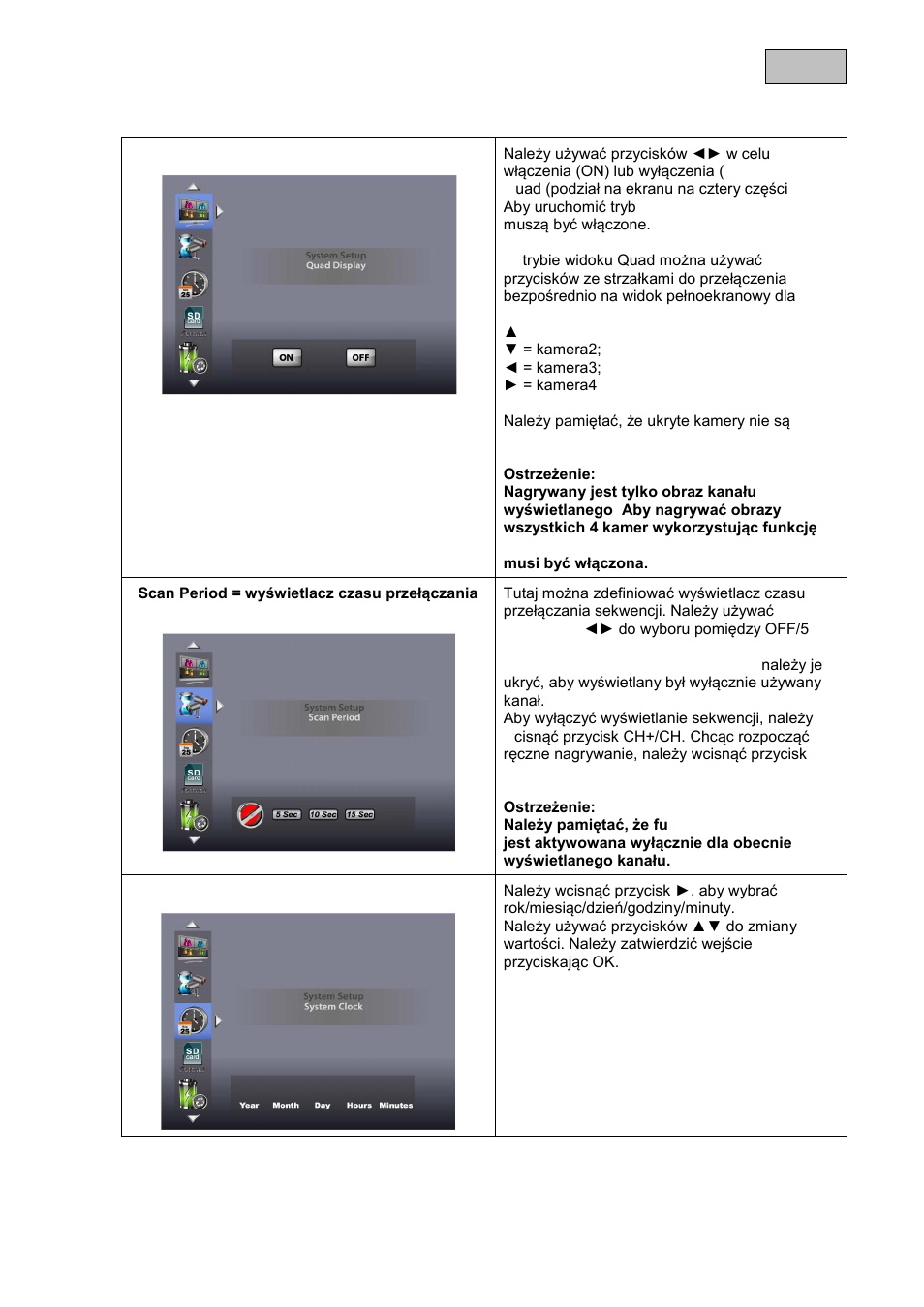 6 ustawienia systemu, Polski | ABUS TVAC15000B User Manual | Page 61 / 87