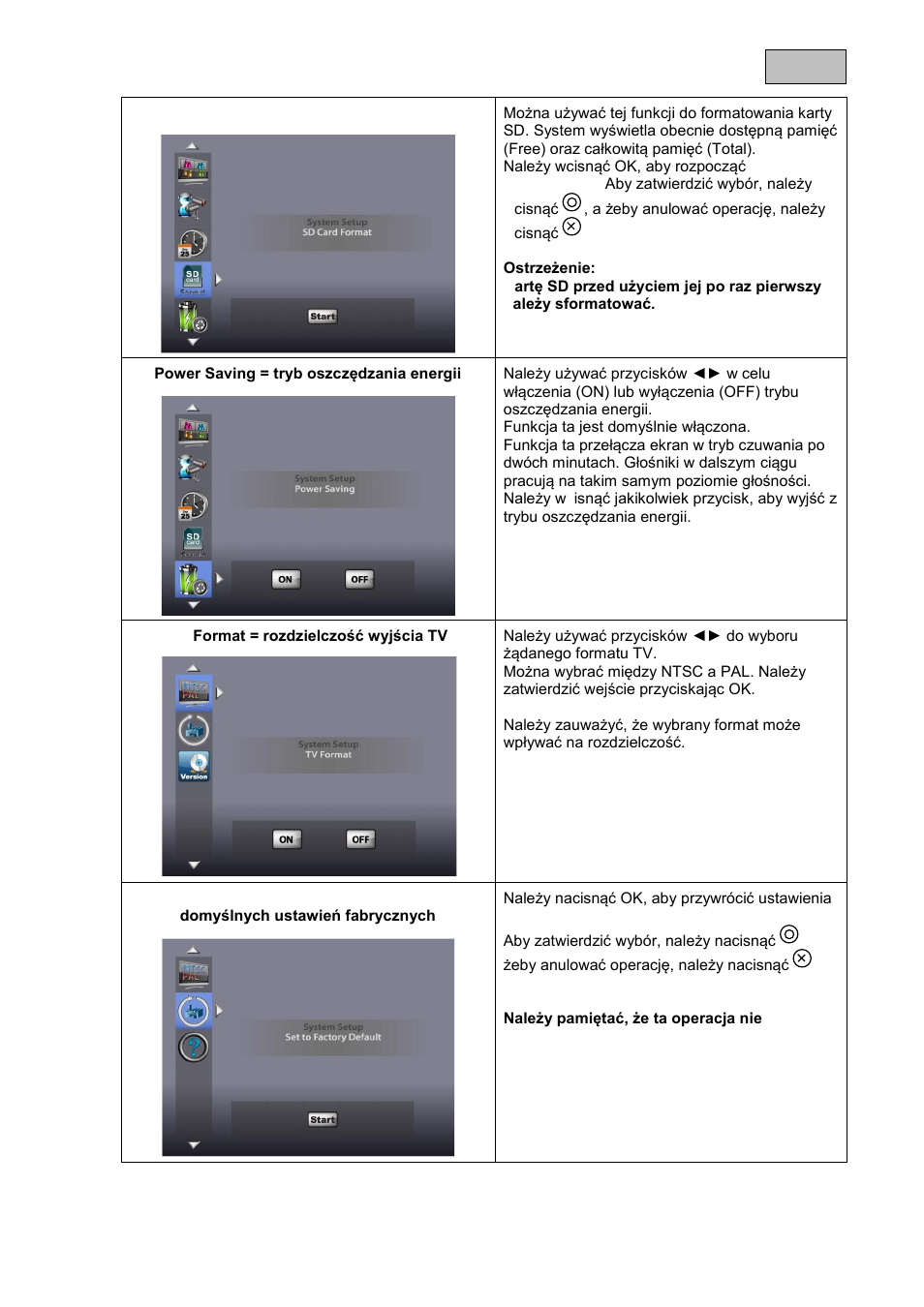 Polski | ABUS TVAC15000B User Manual | Page 62 / 87